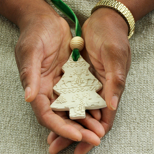 Snowy Tree Ornament