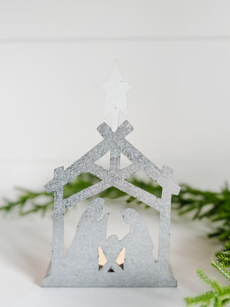 Christmas Manger Nativity Stand Up