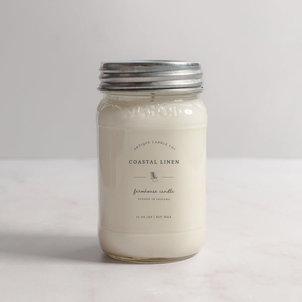 Coastal Linen Candle