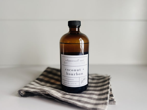 Coconut + Bourbon Handmade Hand Soap